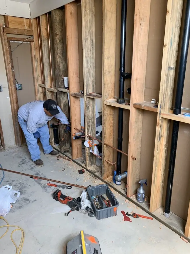 Commercial rough-in plumbing for Gas Line Repair in Flora Heights